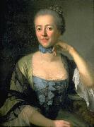 Anton Graff Portrait of Judith Gessner, wife of Solomon Gessner oil painting artist